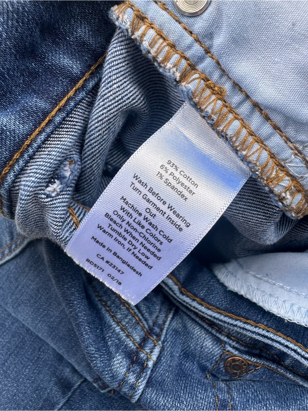 Talbots Simply Flattering Curvy Straight Leg Jeans 14P Petite Stretch Denim - Picture 6 of 9